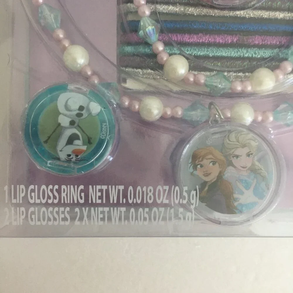 Disney NEW! Princess Lip Gloss Jewelry Set of 2